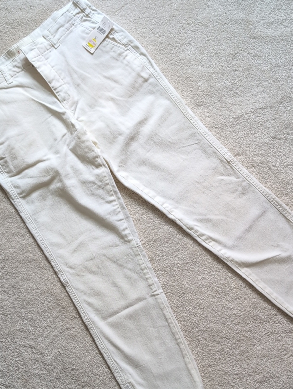 NWT Anthropologie Ivory Utility Style Ankle Pant